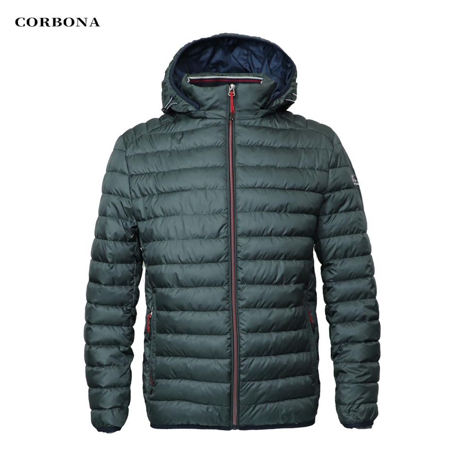 CORBONA 2023 Men Jacket Lightweight 2025 new Long Sleeve Oversized Autumn Coat Windproof Outdoor Pockets Casual Windbreaker Winter Parka