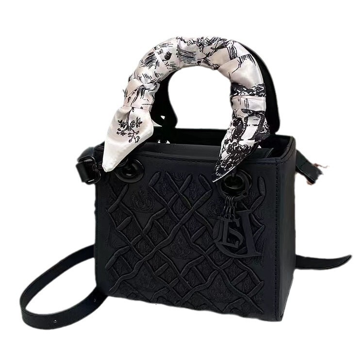 Designer Crossbody Sling Bag hot Ladies - Embroidered Small Square Bag, Versatile Handbag Summer, Lightweight for Daily Use