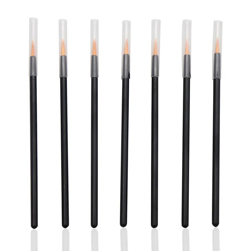 Eyeliner pcs Individual Disposable Brushes Applicator Superfine Fibre Swab Eye Liner Liquid Wand Professional Brush
