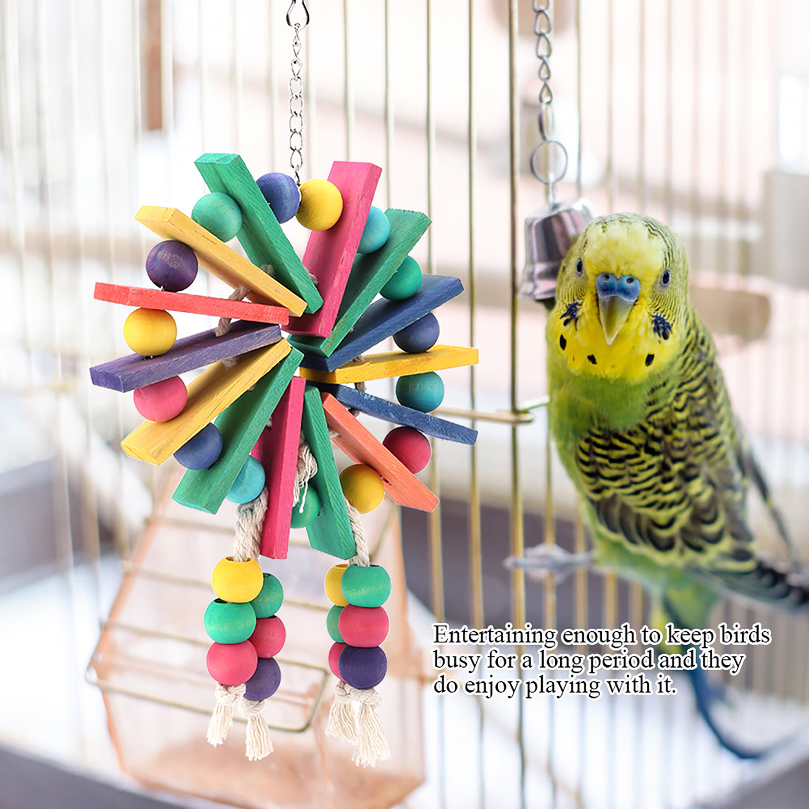 Hanging Standing Toy for Parrots and Birds, Parrot Swing, Suitable for Birds