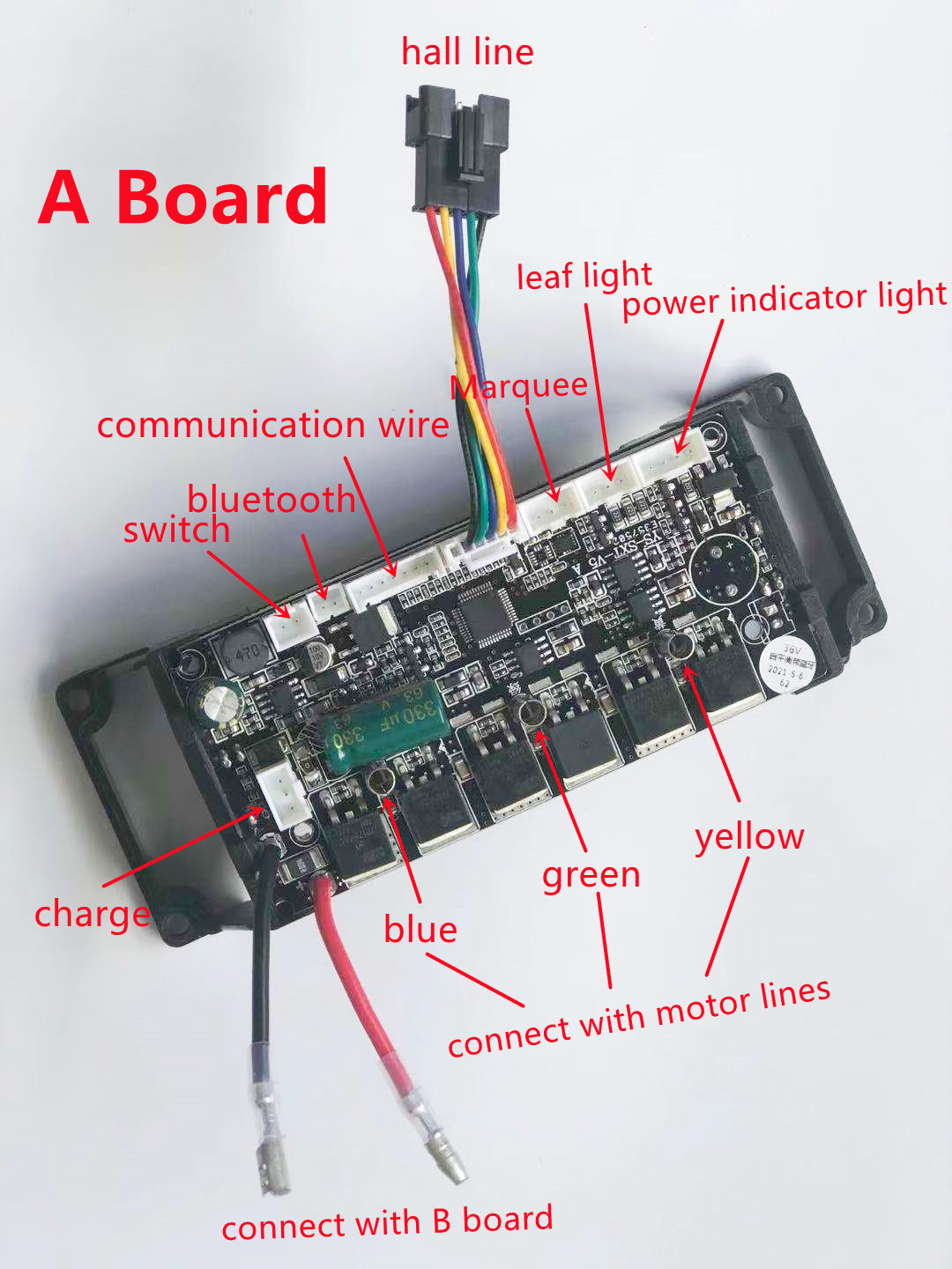 For 6.5 Inch Scooter Double System Control Unit Motherboard Hoverboard Mainboard for 2 Wheel Self Balancing Scooter Motherboard