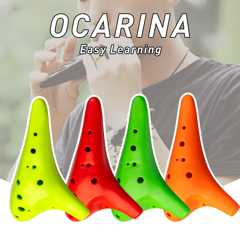 NAOMI new 12-hole Ocarina Resin Plastic Flute Alto 2025 C Key Anti-Broken Well-Crafted Beautiful Sound Unique Gift For Children Beginner