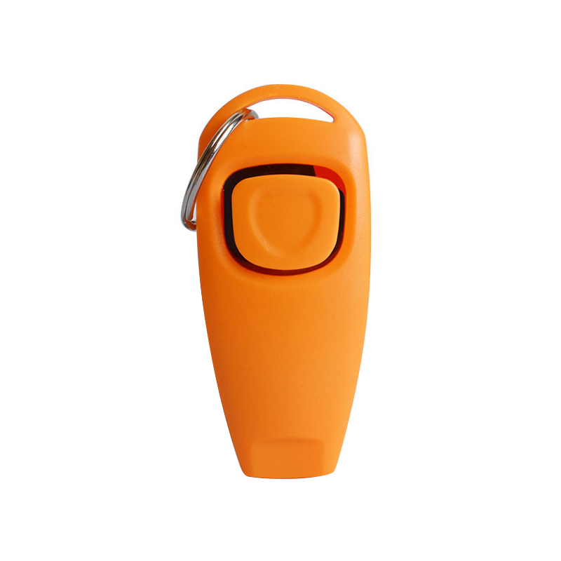 1/2/4PCS Hot Sale!Combo Dog Clicker & Whistle - Training,Pet Trainer Click Puppy With Guide,With Key Ring SP99