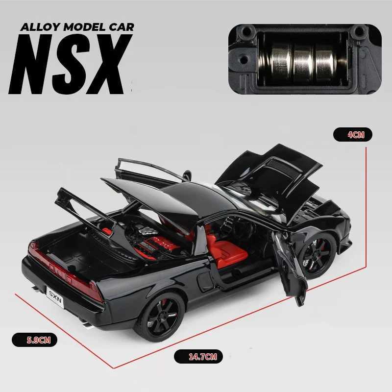 Free shipping 1 32 Honda NSX Coupe Alloy Miniature Diecast Metal Scale Model SoundLight Collection Childrens Toy Car Vehicles Gifts