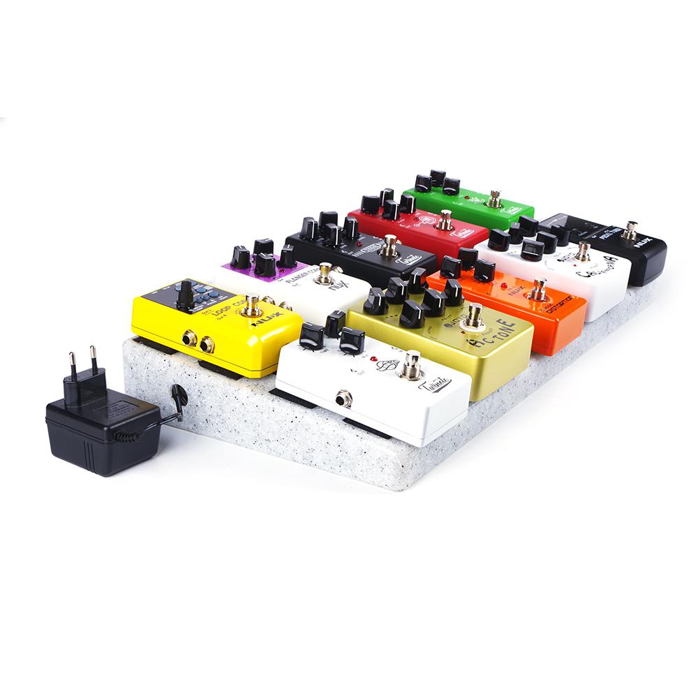 Electric Guitar Effects Pedal Board Pedalboard RockBoard Universal Plastic Guitarra Lines Power Supply Storage Musical Device