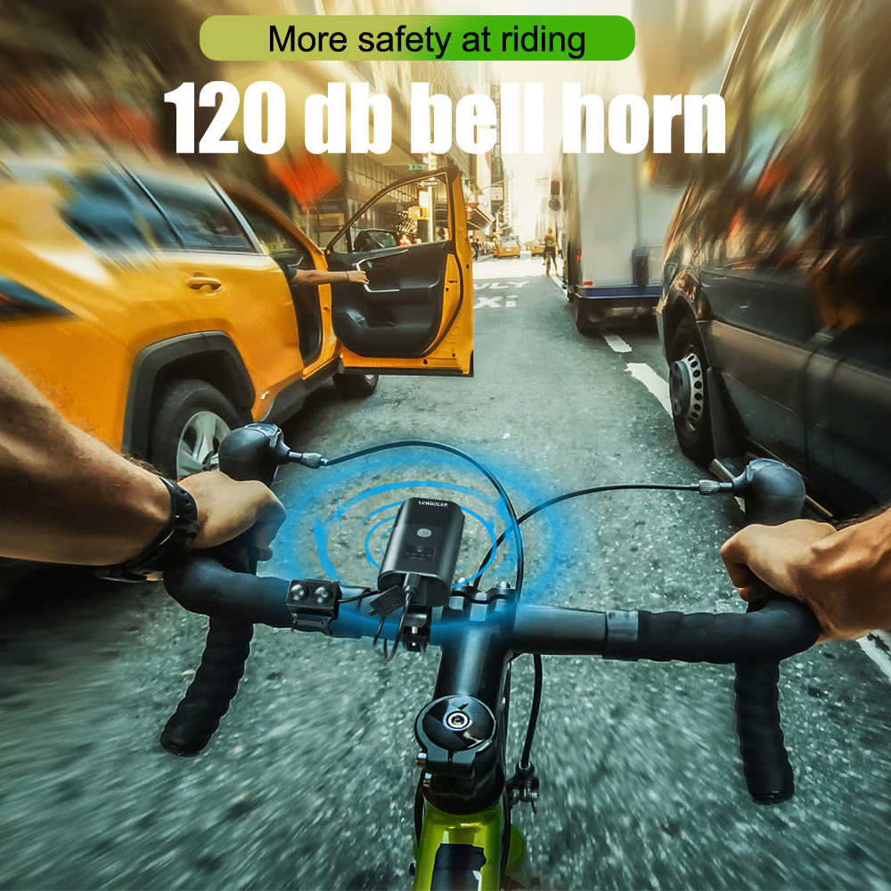 NEWBOLER Smart Bicycle Light 1800 Lumen USB Rechargeable Bike Headlight Set Flashlight Handlebar MTB Road Bike Cycling Highlight