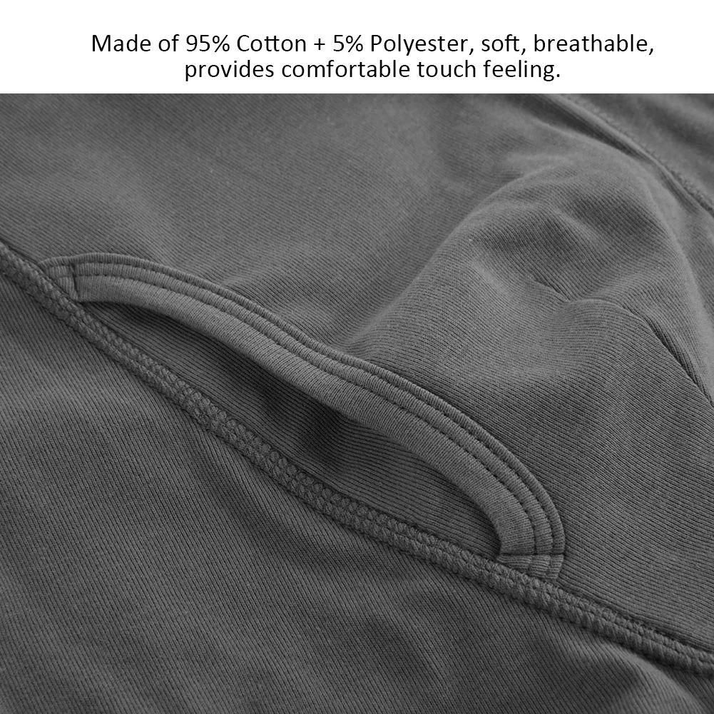 Adult Diaper Men's Washable Incontinence Shorts Open Underwear Adult Patient Reusable Breathable Pant Diaper for Travel Hospital