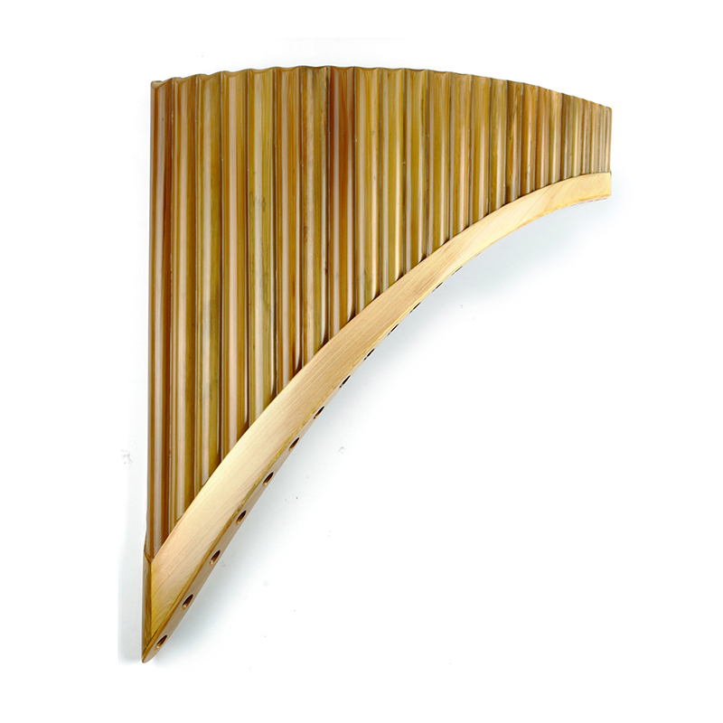 C/F/G Key Pan Flute 25/22/18/15/10 Pipes Musical 2025 Instrument Light Brown Woodwind Instrument new Good Quality Handmade Pan Pipes
