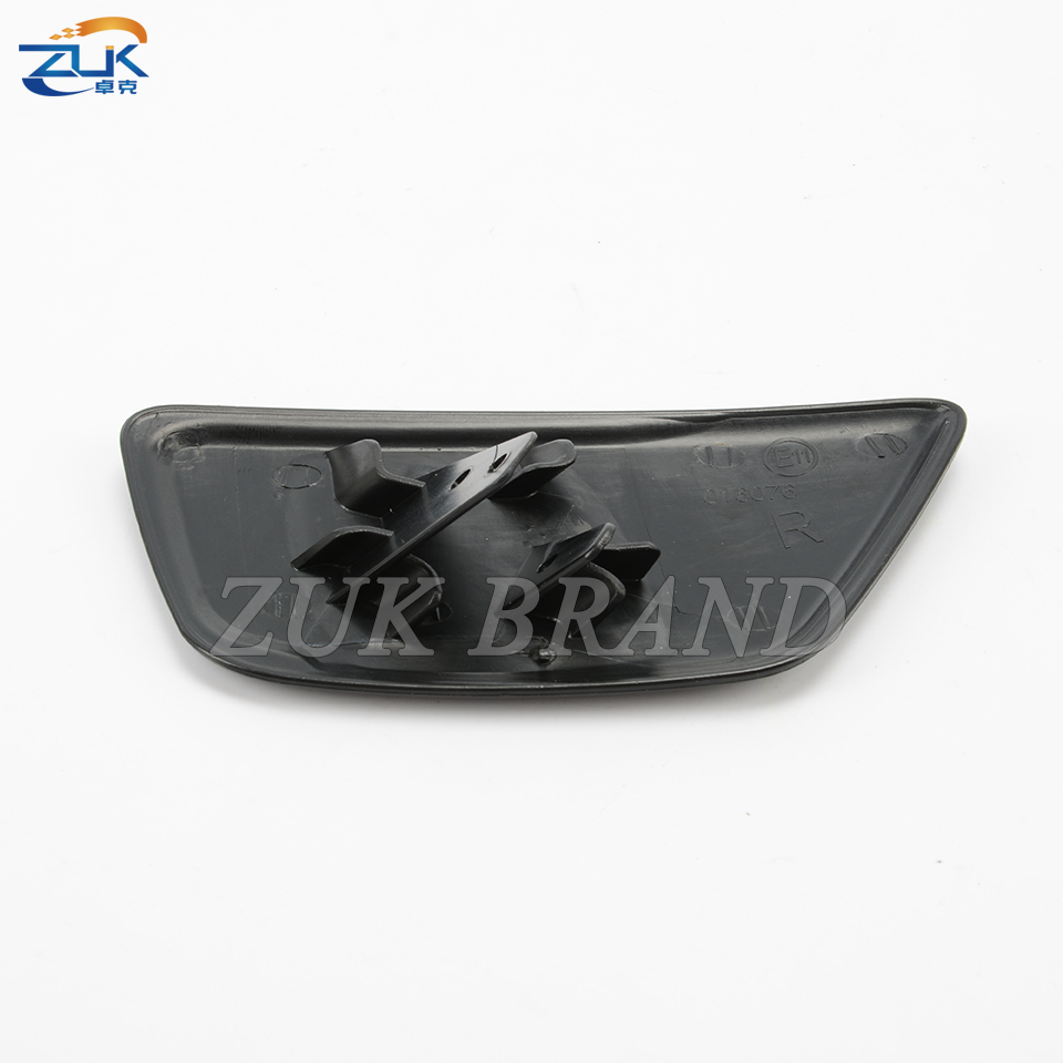 ZUK Front Bumper Headlight Washer Nozzle Cover For NISSAN X-TRAIL ROGUE T32 new 2014-2018 Headlamp 2025 Water Spray Jet Cap Unpainted