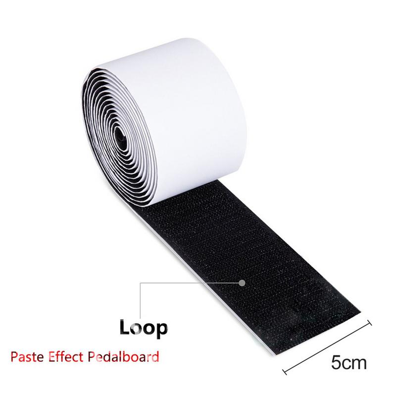 Adhesive Guitar Effect Pedal Tapes Board Pedalboard Pedals Mounting Tape Length 2M Width 5CM Hook Loop Guitar Accessories