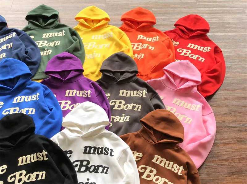 Men's Hoodies Sweatshirts CPFM Cactus Flea Market Hoodie Ye Must Be Born Again Hoodie Mens Super foam CPFM XYZ sweatshirt T241109