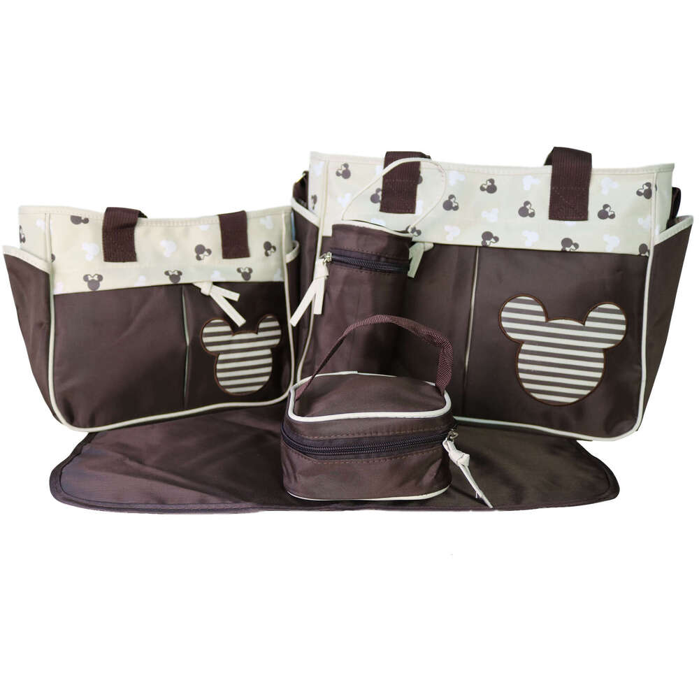 New Large Capacity Multi functional Set Maternal and Baby for Outgoing Fashion One Shoulder Mommy Bag Self sold