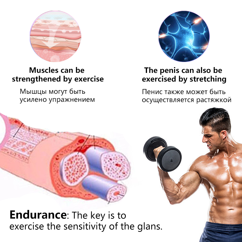 Penis Pump Extender Enlarger Physical Exerciser Male Masturbator Sex Toys Men Dick Bigger Enhancer Vacuum Pumps Massager Trainer