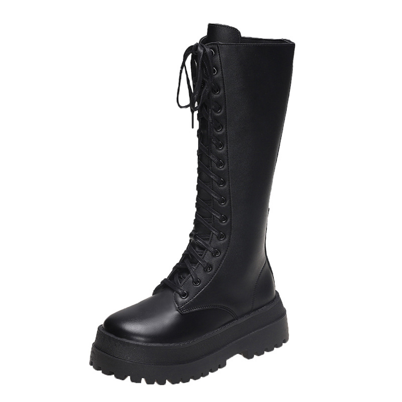 Sexy High Boots Knee-high Pu Boots High Heels For Women Fashion Shoes 2020 Spring Autumn Booties Female Plus Size668