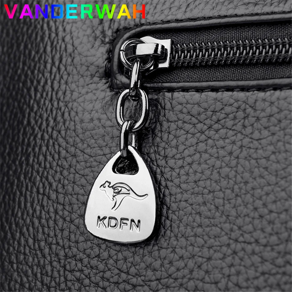 Leather Soft Handbags Genuine for Women Vintage Shoulder Tote Bag Designer Ladies Large Capacity Purse Bags Sac A Main smile