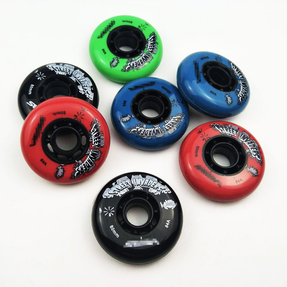 skate wheel SEBA HV tires 80/76/72MM 4 pieces/lot 85A street invaders skating wheel for roller FSK slalom patines shoes