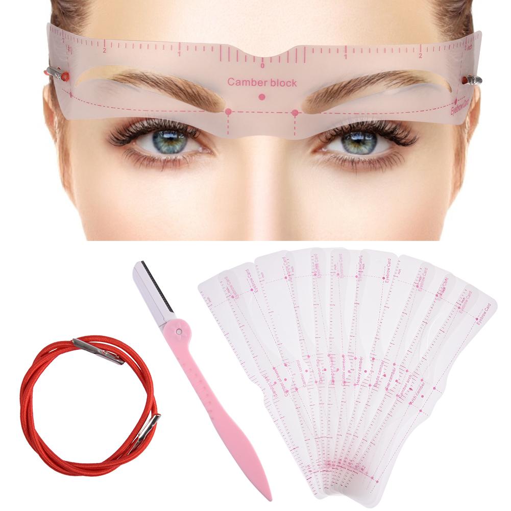 aa Styles Stencil Grooming Eyebrow Kit Makeup Tools DIY Beauty Template For Women Accessories