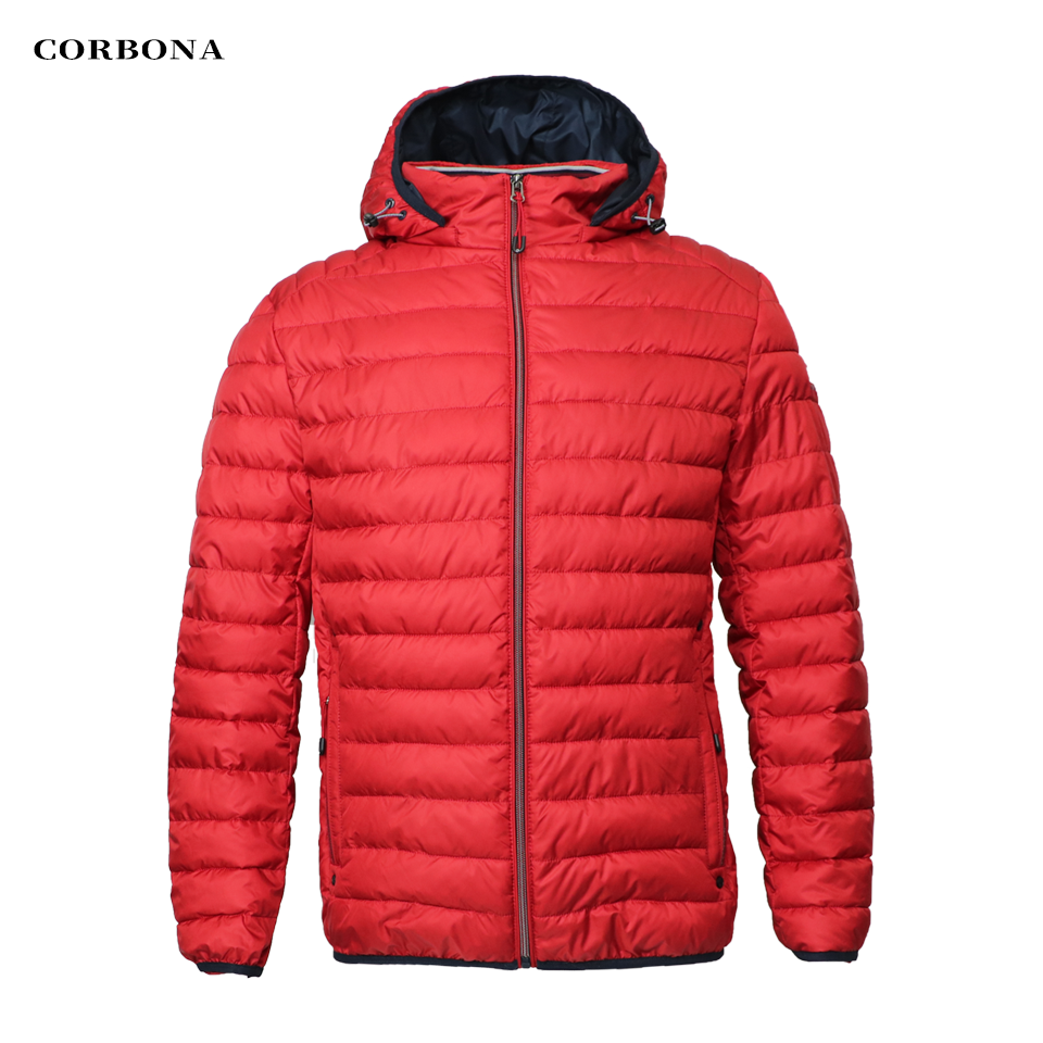 CORBONA 2023 Men Jacket Lightweight 2025 new Long Sleeve Oversized Autumn Coat Windproof Outdoor Pockets Casual Windbreaker Winter Parka