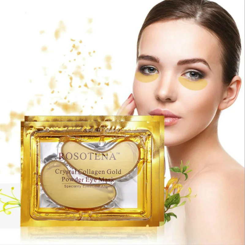 c b Crystal Collagen Eye Gold Mask Face Anti Wrinkle Gel Sleep Eyes Patches Moisturizing Care s
