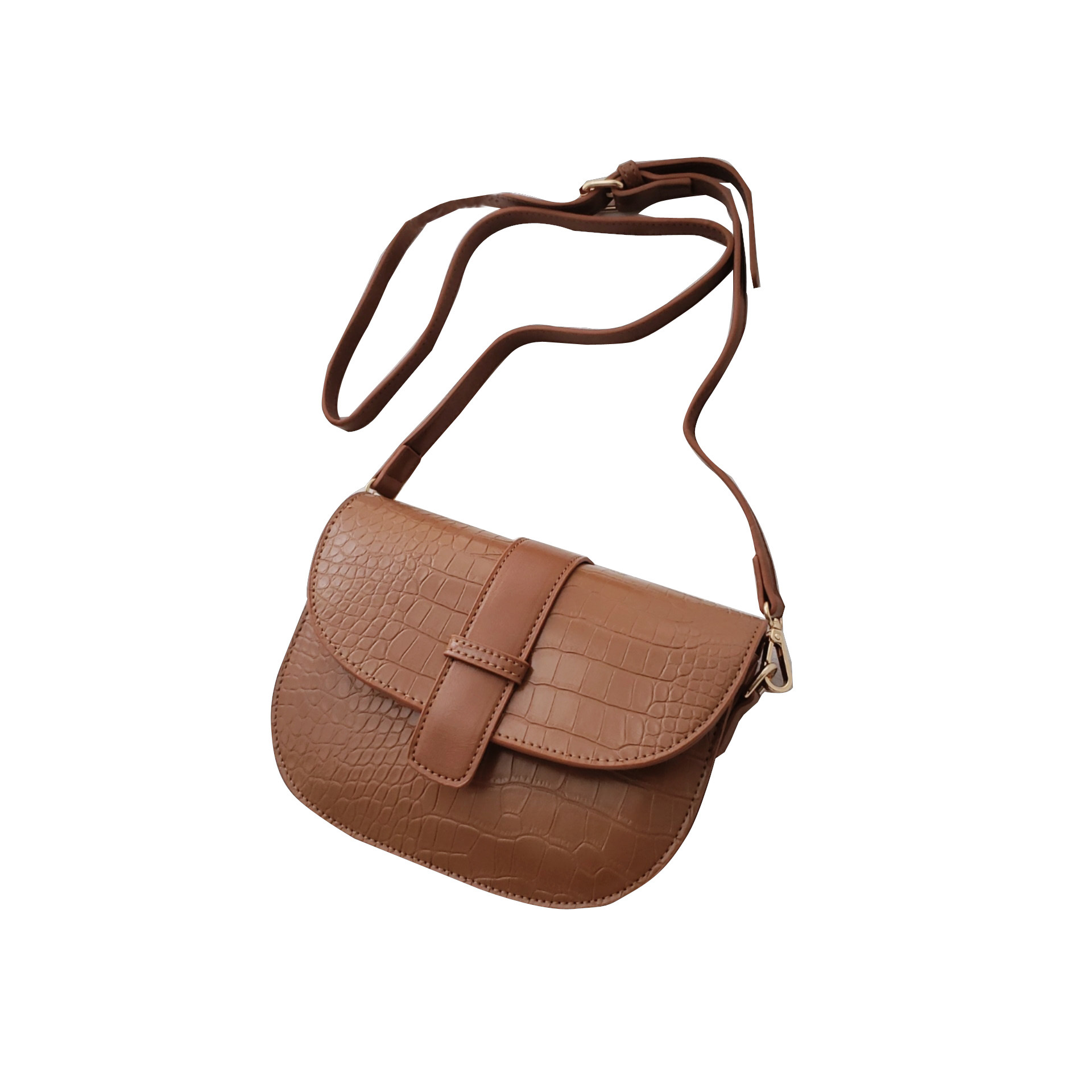 Bag for 2024 new fashionable single shoulder women small bag saddle