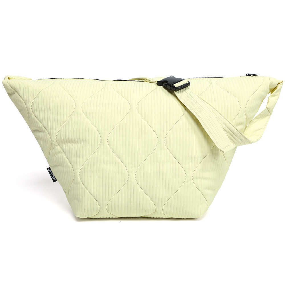 Autumn 2024 Women's New Nylon Down Filled Cotton Large Capacity Crossbody Dumpling Bag