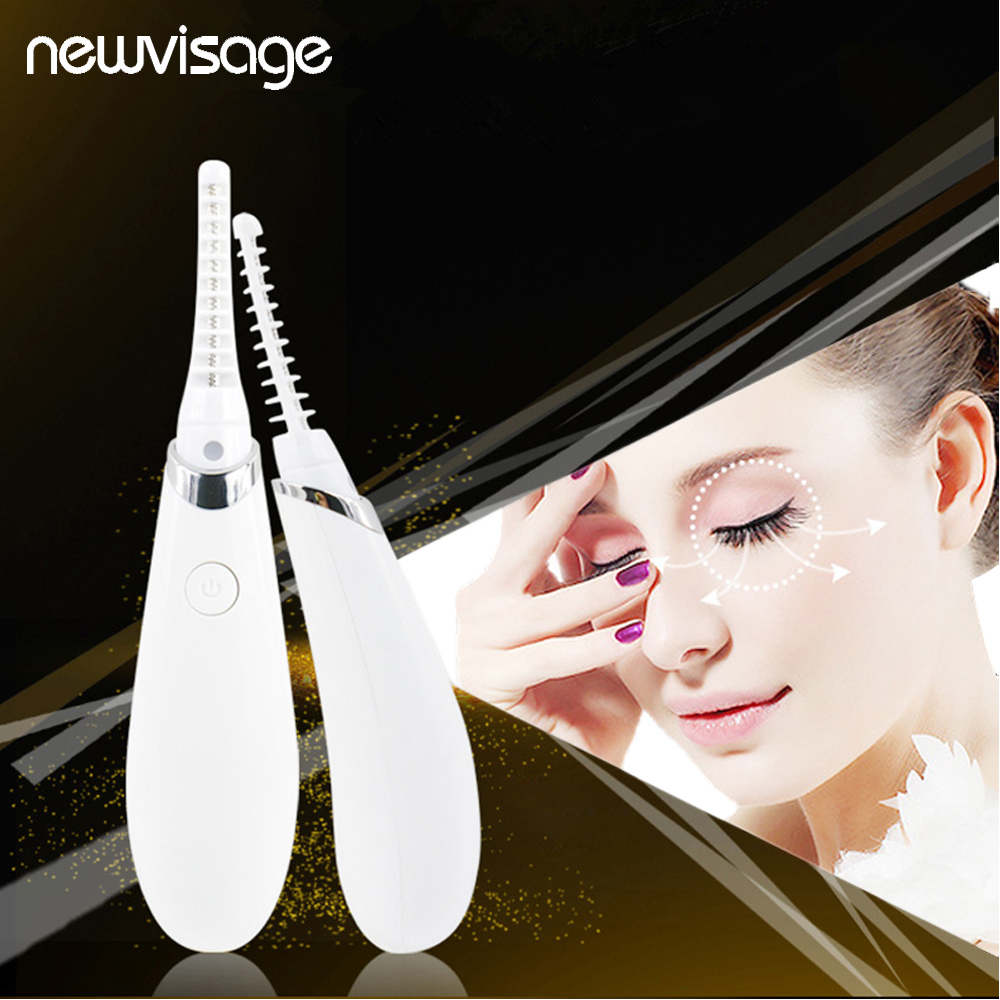 d Eyelash Electric Women Heated Curler Makeup Tool Long Lasting Eye Lash Perm Heating Device USB Charging Eyelashes Curling Beauty es