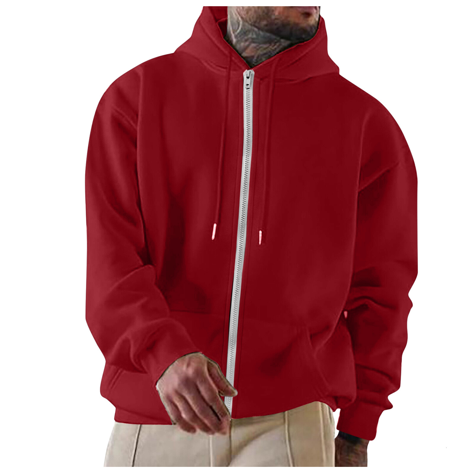Designer's new hoodie with loose and casual fleece pockets, men's hooded sweatshirt