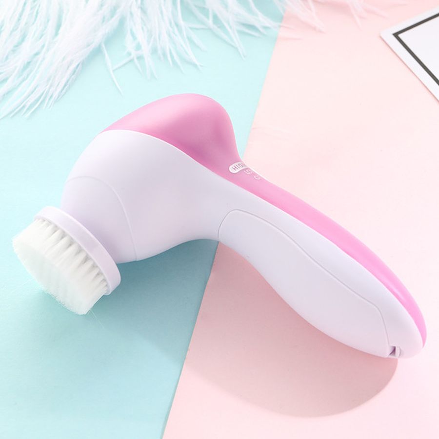 a b LAIKOU Electric in Facial Cleanser Wash Face Cleaning Mini Skin Pore Cleaner Beauty Body Massage brush hine Cleang Mi Sk he