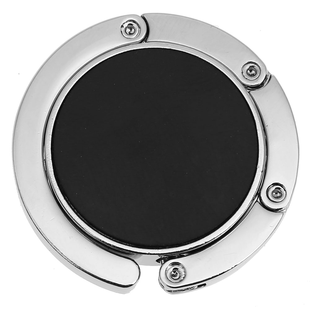 Table Kirsite Folding Hanger Holder Portable Delicate Womens Bag Storage Stylish Landscape Pattern for Table Desk for Women Girl smile