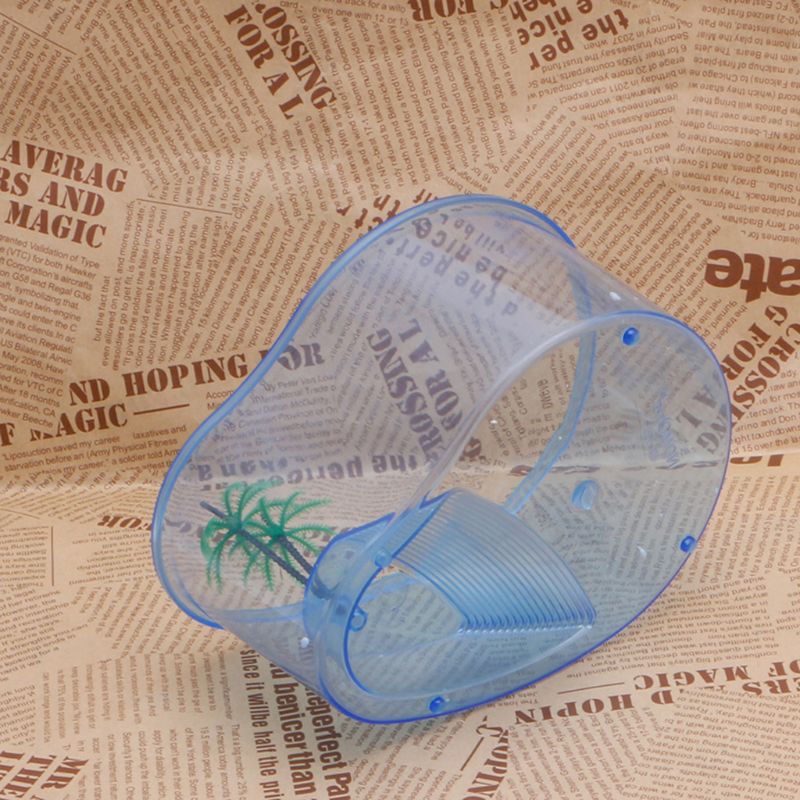 Plastics Terrarium Small Turtles Tanks Aquarium Basking Island with Ramp