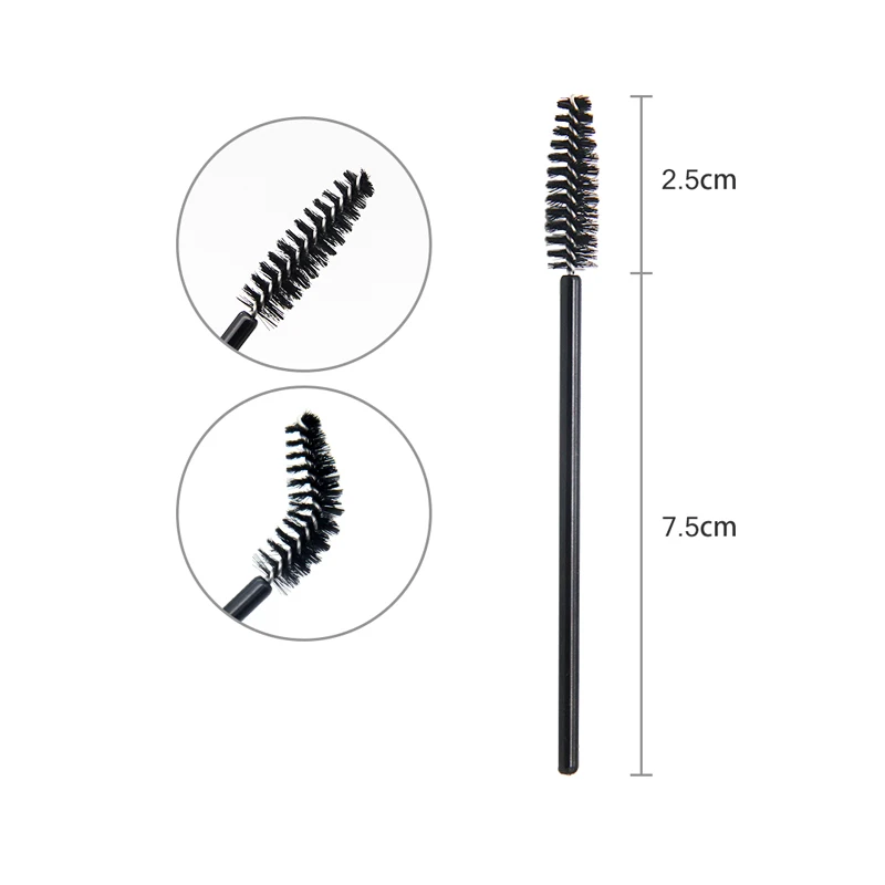 d Eye lashes Disposable Brush Pcs Makeup Mascara Wands Applicator Eyelash Comb Individual Lash Pink Make Up Tools lash