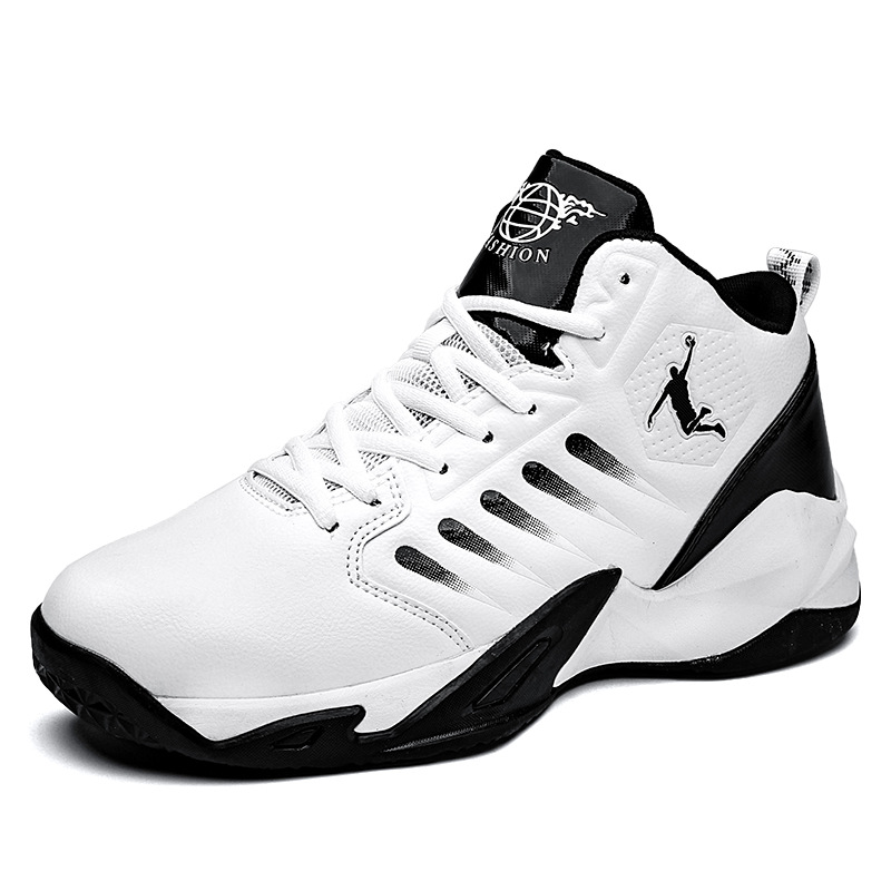Basketball shoes 2025 Spring Summer new classic off black white shoes men's round headed sponge fashion trend versatile shoes for Outdoor Activit