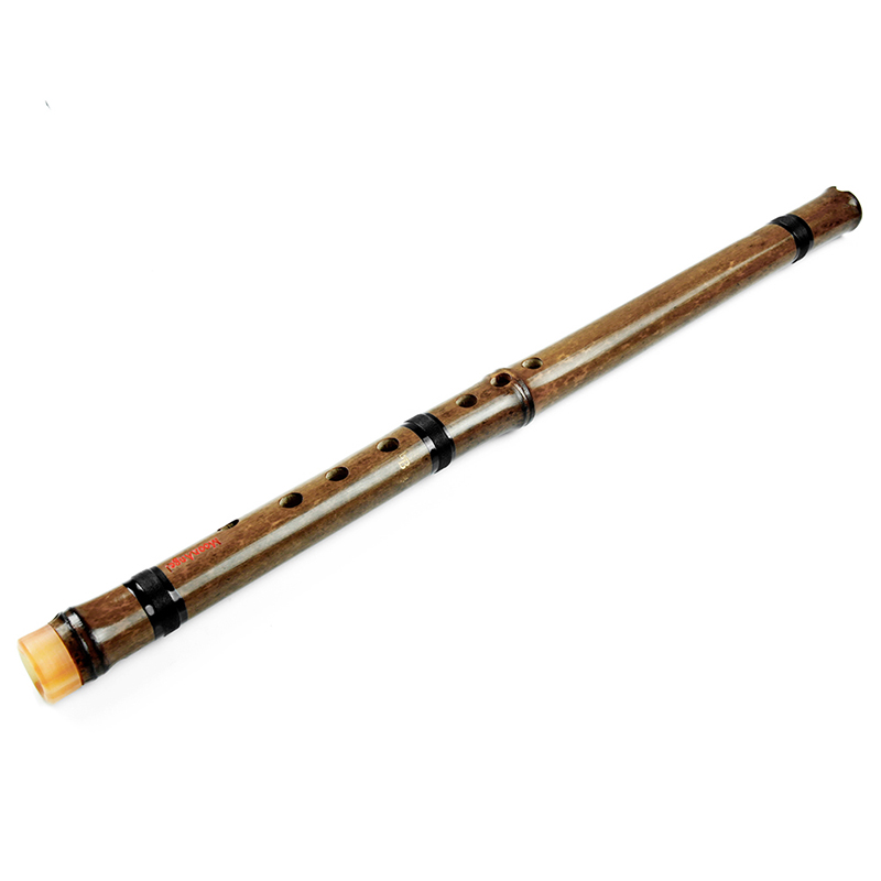 Short Xiao Original 2025 Vertical Bamboo Flute, Black Line Musical Instruments, Traditional Chinese Woodwind new Instrument, Brown
