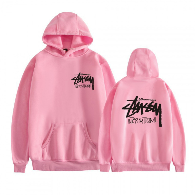 Designer hooded sweatshirt pullover casual loose long sleeved unisex autumn/winter