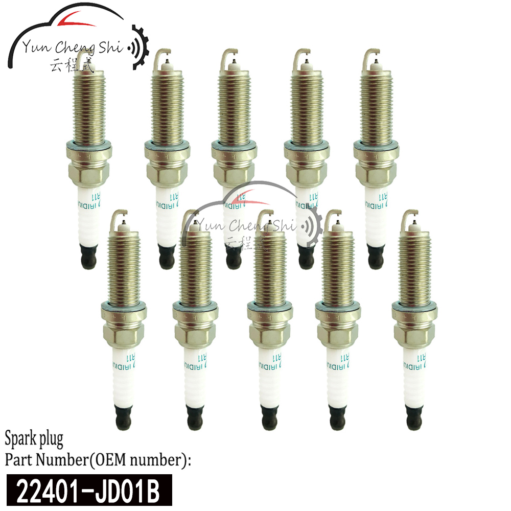 New Bland aIridium Spark Plug For Nissan Altima 3.5L Cube 1.8L NV200 Sentra 2.0L Versa 22401-JD01B FXE20HR11