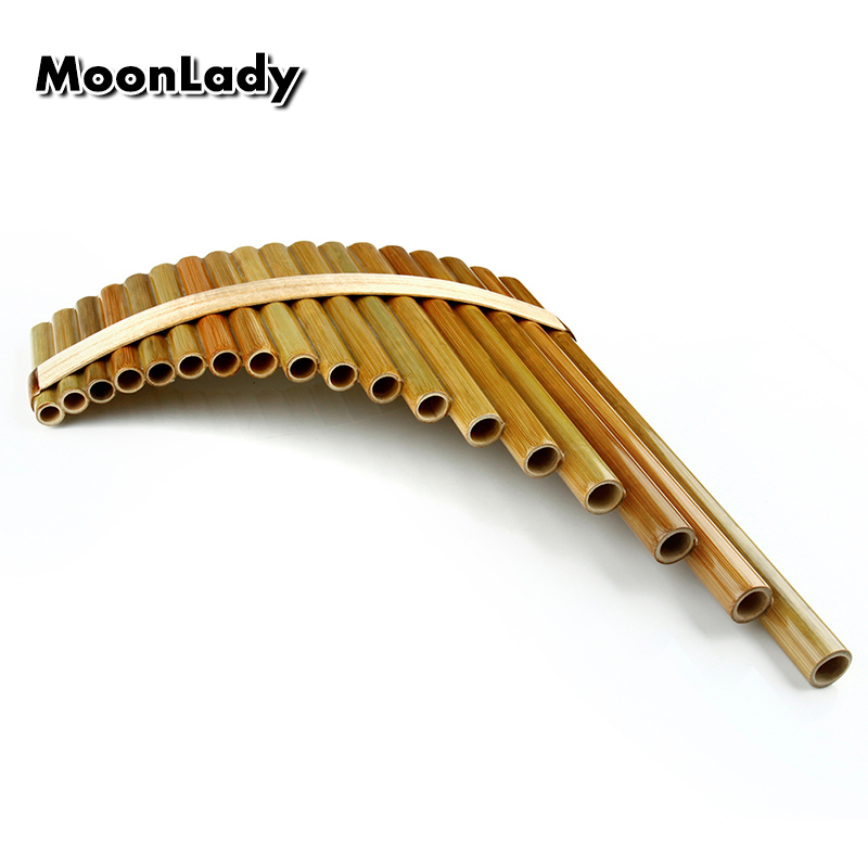 18 Pipes Pan Flute F Key High Quality Pan Pipes Woodwind Instrument Chinese Traditional Musical Instrument Bamboo Pan flute