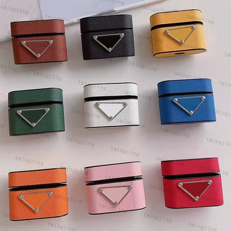 Luxury Designer Airpod Cases for Apple Airpods Pro 4 3 1 2nd Generation 3 New 3rd Case Headset Packet Hook Clasp Keychain Leather Earphone Shell Chain Strip Bag