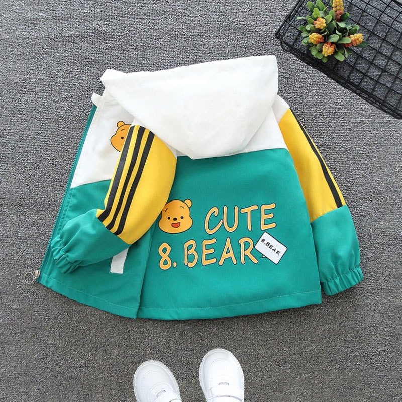 Designer 2025 new children's windbreaker jacket, girls' spring and autumn sports top, free shipping