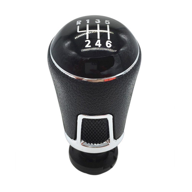 5/6 Speed Car Gear Stick Shift Knob Leather Gaiter Boot Cover For VW POLO 6C (2011-2019) Manual Lever Pen Handle Ball 13962
