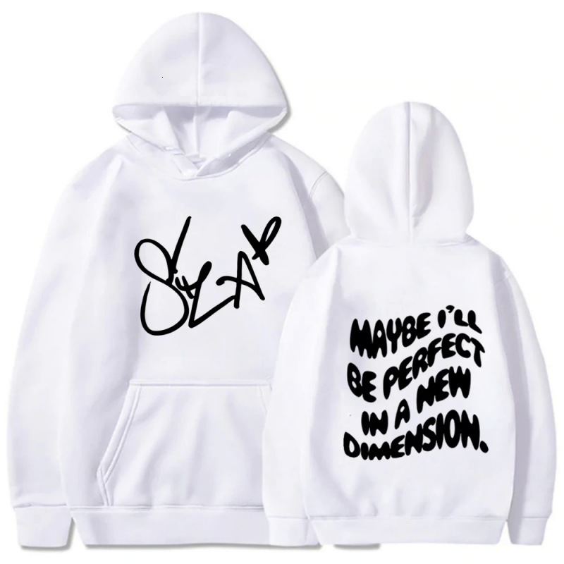 Designer SZA Singer Hip Hop Printed Spring Autumn Men's and Women's Long Sleeve Hoodie