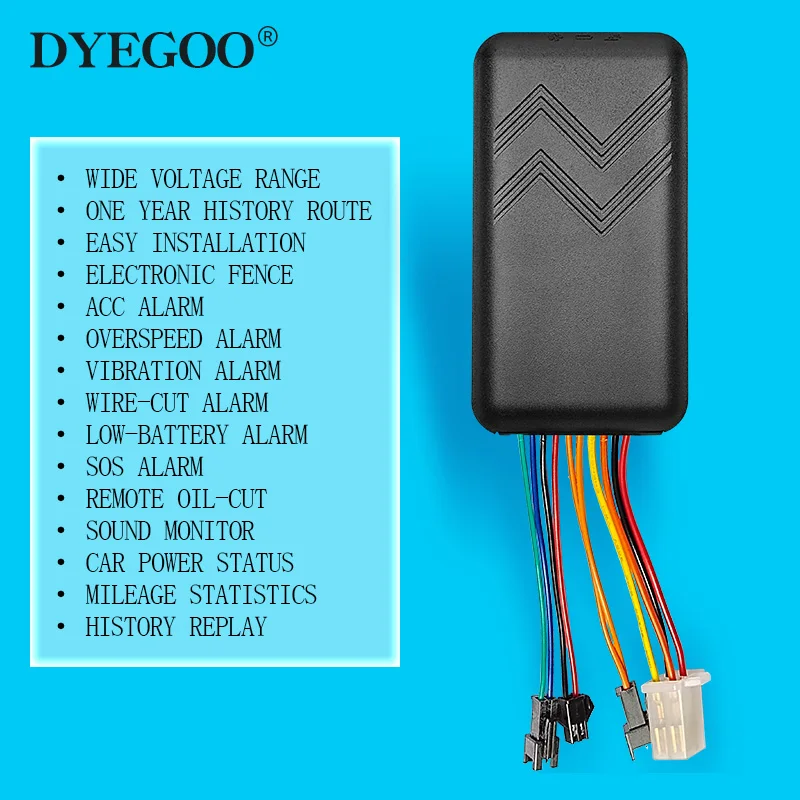 GT06 GT02N DYEGOO Guaranteed 100% Vehicle Car Motorcycle E-Bike GPS Tracker ACC SOS Alarm Sound Monitor Android IOS APP