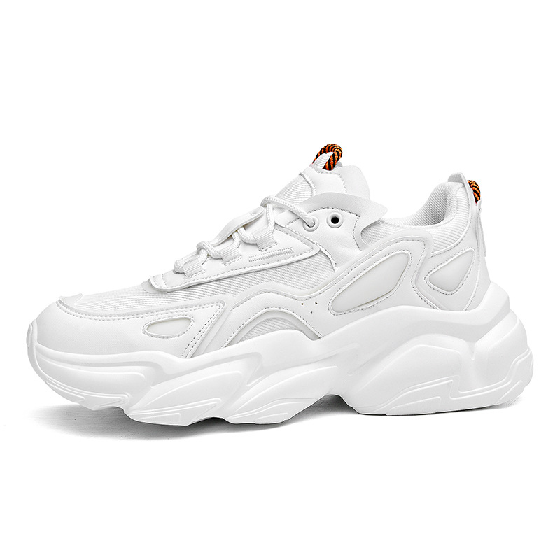 Men's new breathable personalized couple casual shoes street photography sports height increasing trendy shoes fashionable and versatile thick so
