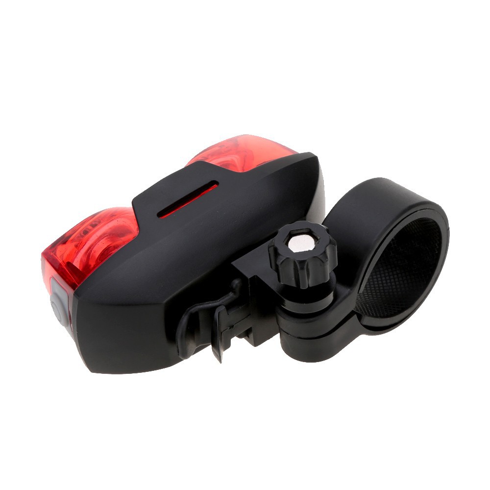 Super Bright Dual-lamp Tail Light Large Wide-angle Design 2 LED 400LM Bike Rear Tail Light 3 Modes IPX4 Without Battery