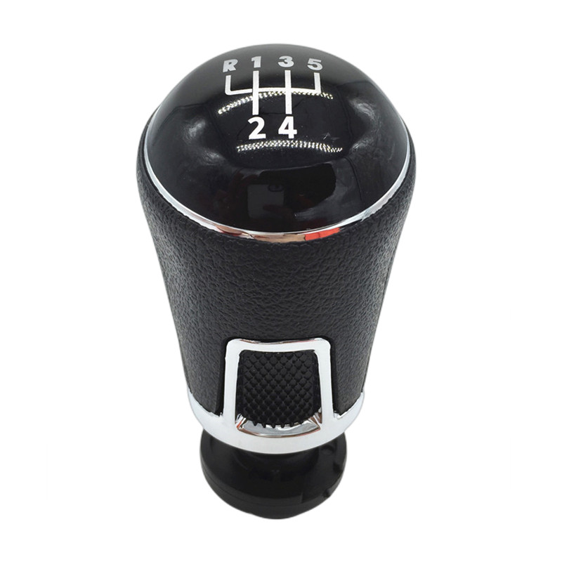 5/6 Speed Car Gear Stick Shift Knob Leather Gaiter Boot Cover For VW POLO 6C (2011-2019) Manual Lever Pen Handle Ball 13962