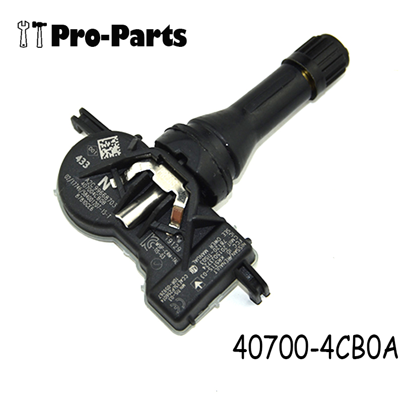 2025 4PCS 40700-4CB0A Tire Pressure Monitor Sensor For new Nissan X-Trail (T32) Renault Talisman 40700-4CB1B 40700-4CB1A 433MHz