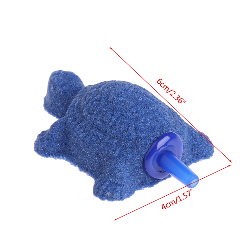 Turtle Aquarium Bubble Air Stone Diffuser Fish Tank Aerator Oxygen Pump Ornament Decor