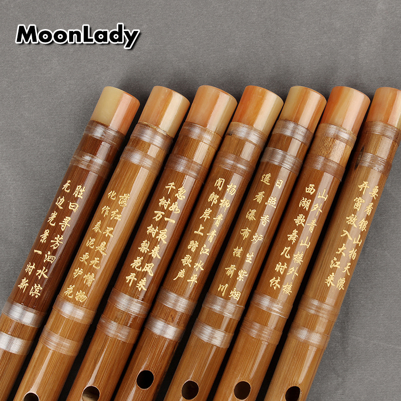 Chinese Traditional Handmade Bamboo Flute Dizi Flauta Beginners and Music Lovers Musical Instrument
