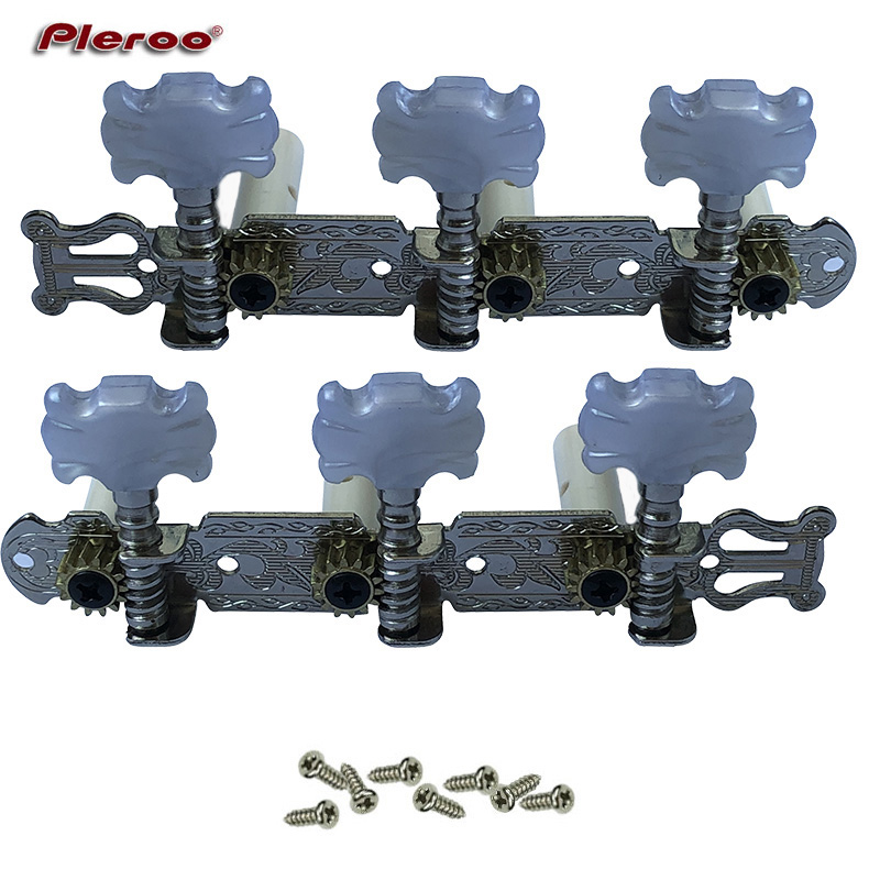 New 1SET G311 Sliver Classical Guitar String Tuning Pegs Machine Heads Tuners Keys Parts Guitar Parts & Accessories