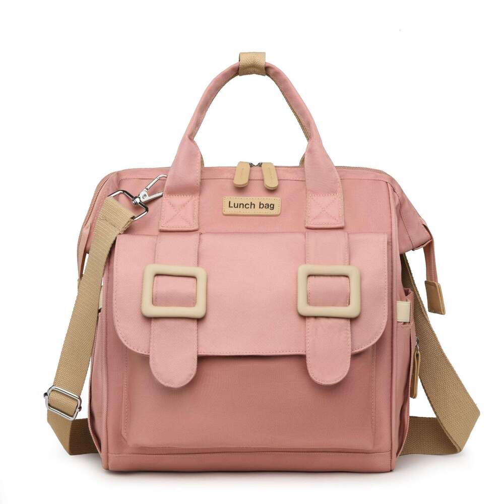 Multi functional lunch fashionable versatile, suitable for going out, mom baby picnic bag, waterproof and insulated, lightweight women's bag