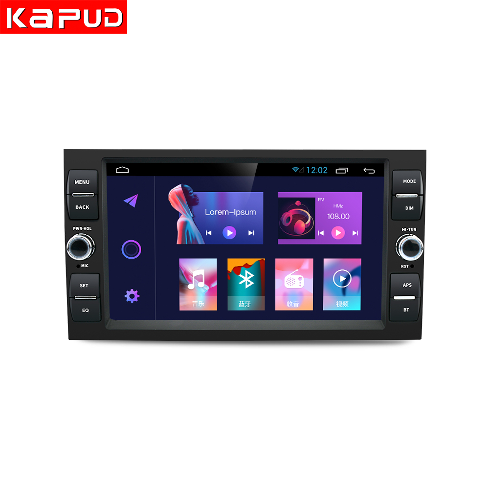 Kapud 8" Android 11 Car Radio Multimedia Player Stereo For Ford Focus 2 Kuga Fiesta Mondeo 4 C-Max Carplay Navi BT GPS Wifi